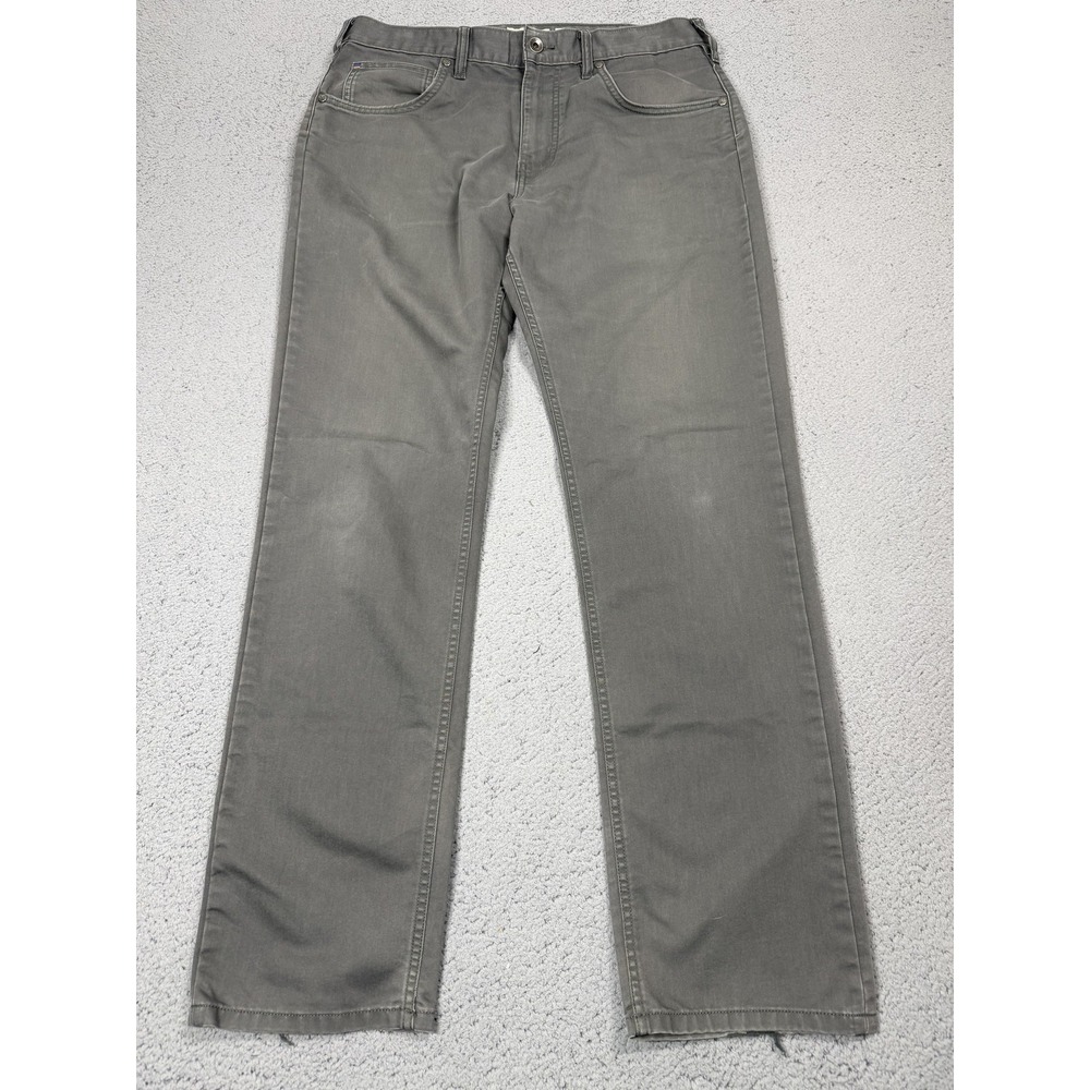 Patagonia Iron Clad Straight Jeans Mens 34x31 (Tag 34x32) Charcoal Gray Denim